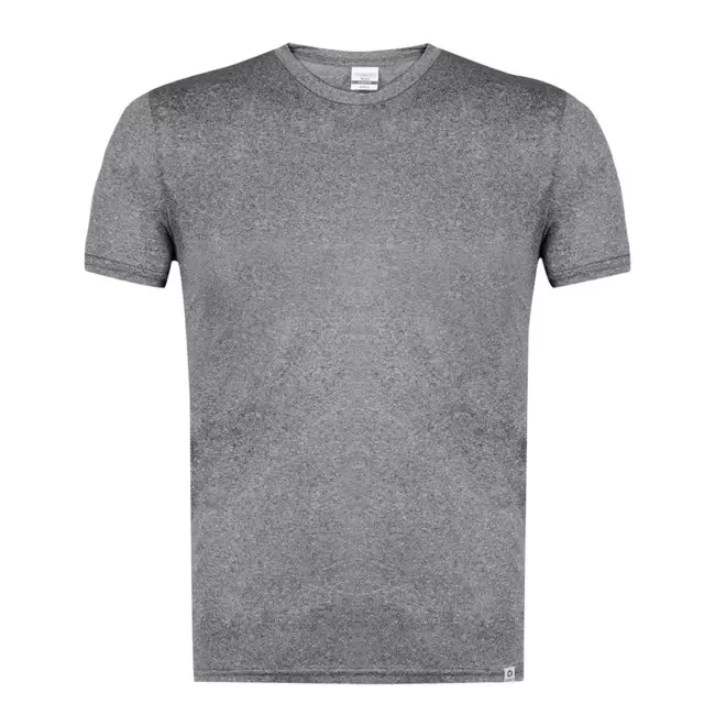 TEE-SHIRT SPORT PERSONNALISABLE 'TAGODA RPET CHINE' - gris