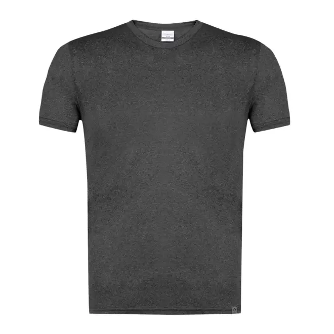 TEE-SHIRT SPORT PERSONNALISABLE 'TAGODA RPET CHINE' - noir