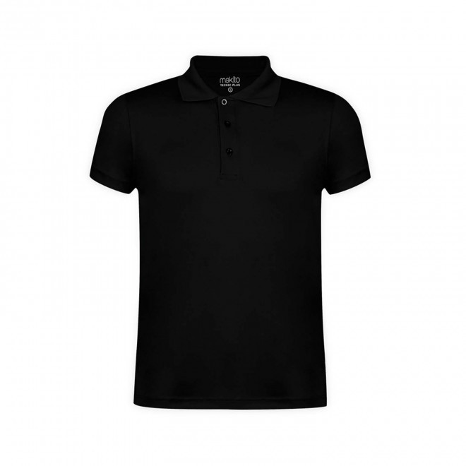 POLO SPORT MIXTE PERSONNALISABLE 'TAGODA' - noir