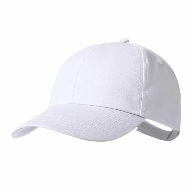 CASQUETTE PERSONNALISABLE 6 PANS 'ANTO' - blanc