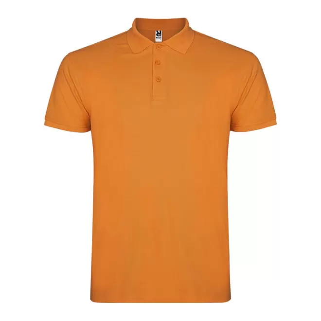 RAPIDE 4J - POLO PERSONNALISABLE MC HOMME 'STARLO' - orange