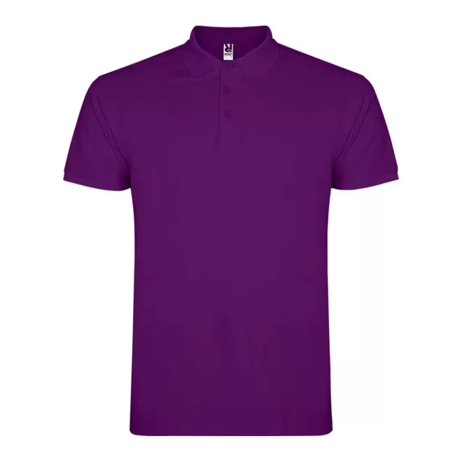 RAPIDE 4J - POLO PERSONNALISABLE MC HOMME 'STARLO' - violet