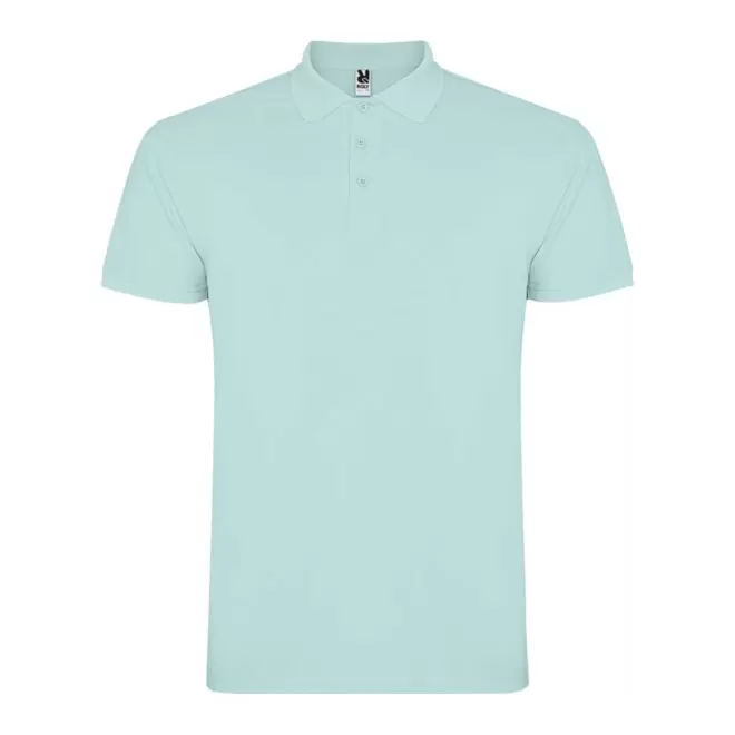 RAPIDE 4J - POLO PERSONNALISABLE MC HOMME 'STARLO' - menthe