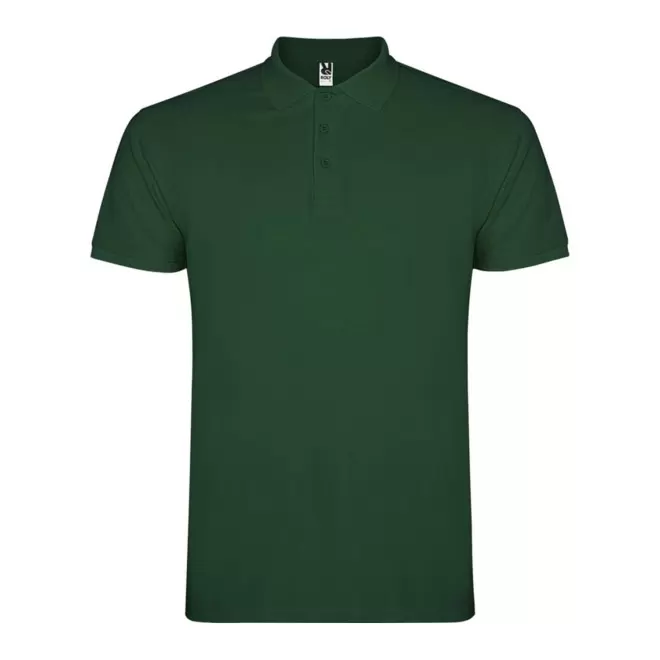RAPIDE 4J - POLO PERSONNALISABLE MC HOMME 'STARLO' - vert bouteille