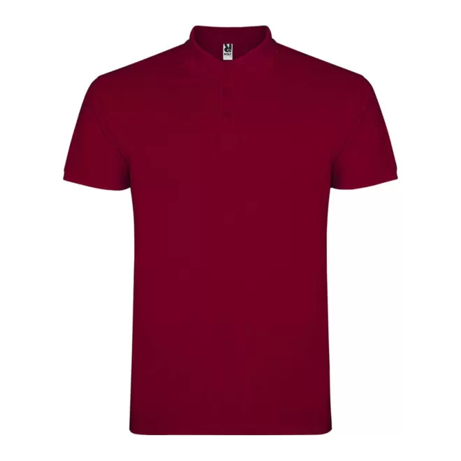RAPIDE 4J - POLO PERSONNALISABLE MC HOMME 'STARLO' - bordeaux