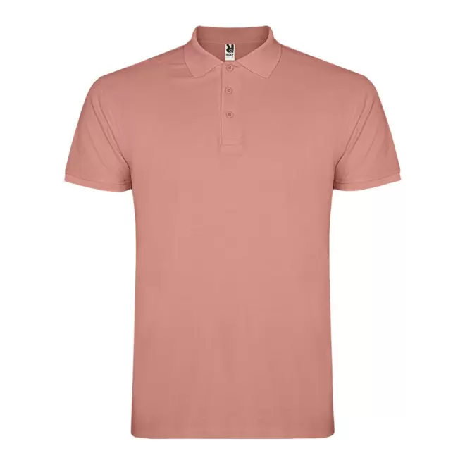 RAPIDE 4J - POLO PERSONNALISABLE MC HOMME 'STARLO' - saumon