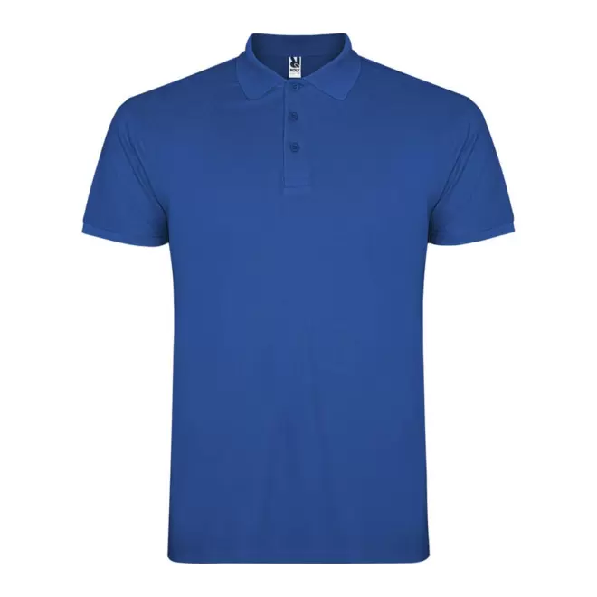 RAPIDE 4J - POLO PERSONNALISABLE MC HOMME 'STARLO' - bleu royal