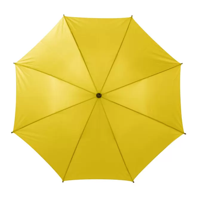 RAPIDE 4J - PARAPLUIE PUBLICITAIRE AUTOMATIQUE CANNE BOIS 'DUNDEE' - jaune