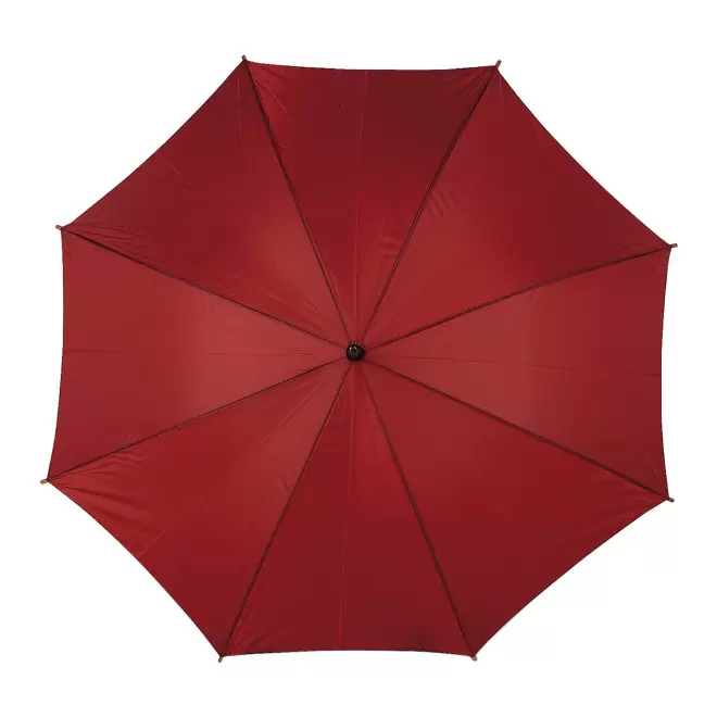 RAPIDE 4J - PARAPLUIE PUBLICITAIRE AUTOMATIQUE CANNE BOIS 'DUNDEE' - bordeaux