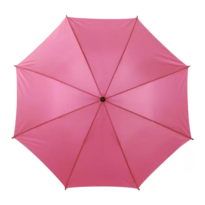 RAPIDE 4J - PARAPLUIE PUBLICITAIRE AUTOMATIQUE CANNE BOIS 'DUNDEE' - rose