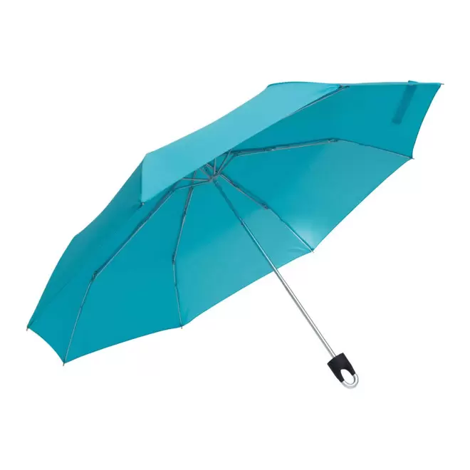 PARAPLUIE PLIABLE PERSONNALISABLE MOUSQUETON 'TWISTA' - turquoise