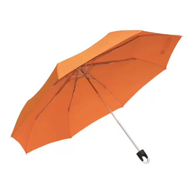 PARAPLUIE PLIABLE PERSONNALISABLE MOUSQUETON 'TWISTA' - orange