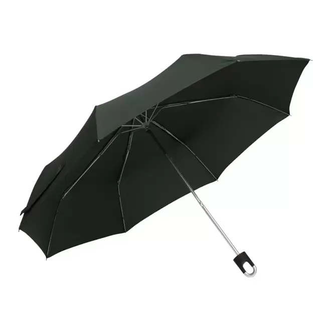 PARAPLUIE PLIABLE PERSONNALISABLE MOUSQUETON 'TWISTA' - vert foncé