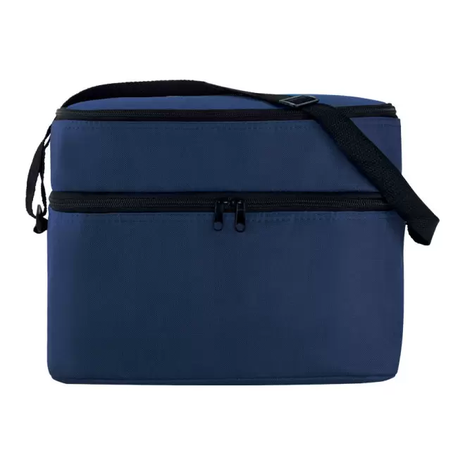 SAC BANDOULIERE ISOTHERME PUBLICITAIRE 'COLDY' - bleu foncé