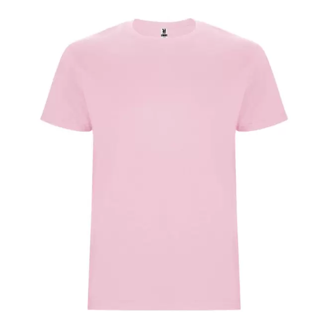 TEE-SHIRT PERSONNALISABLE MIXTE COULEUR 'STAFFY' 190 GR/M² - rose clair