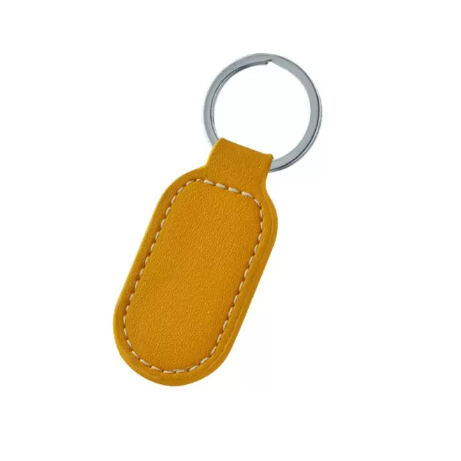 PORTE-CLÉS PUBLICITAIRE OVALE 'CAMARA' - beige