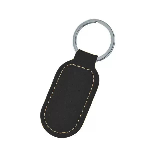 PORTE-CLÉS PUBLICITAIRE OVALE 'CAMARA' - gris