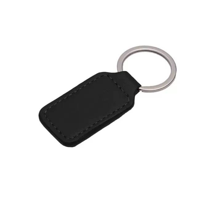 PORTE-CLES PUBLICITAIRE RECTANGLE 'CAMARA' - noir