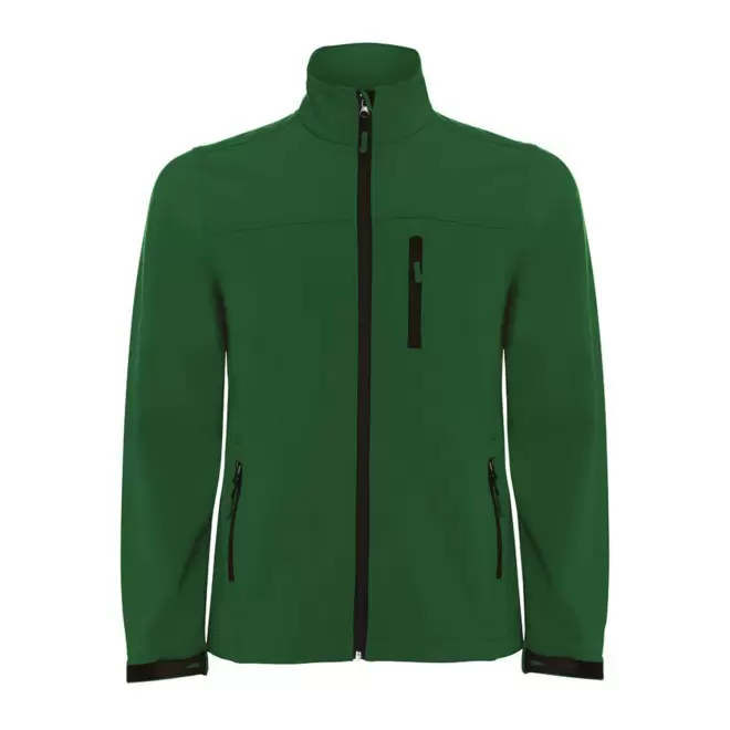 RAPIDE 4J - VESTE SOFTSHELL PERSONNALISABLE HOMME 'ANTARDIDA' - vert bouteille
