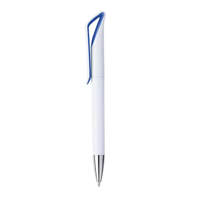 STYLO À BILLE PUBLICITAIRE 'DONATO' - bleu foncé/blanc