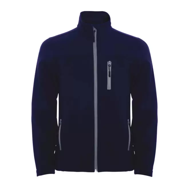 RAPIDE 4J - VESTE SOFTSHELL PERSONNALISABLE HOMME 'ANTARDIDA' - bleu marine