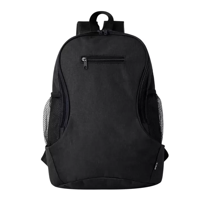 SAC A DOS PERSONNALISABLE 'CALAS RPET' - noir