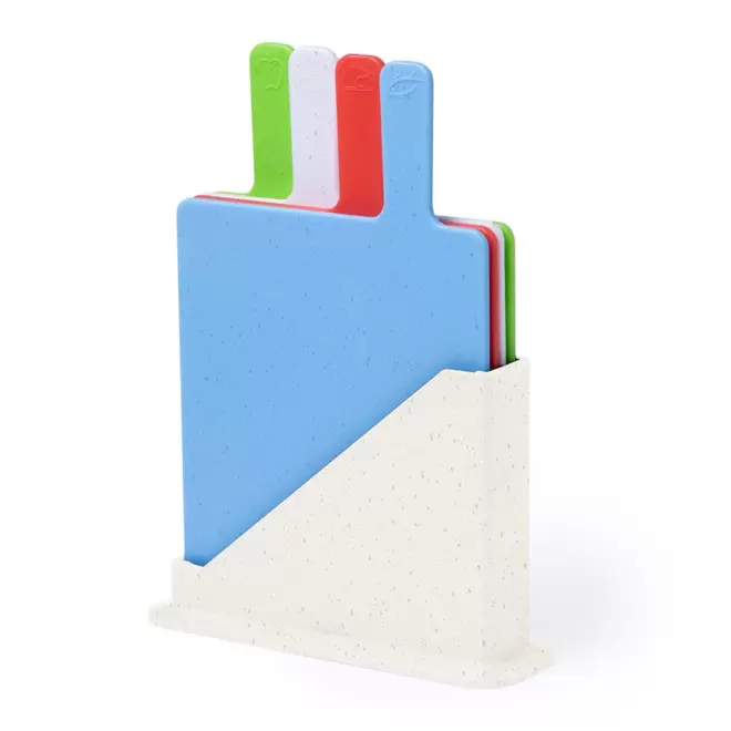 SET PERSONNALISABLE PLANCHE DECOUPER PLASTIQUE 'PARDA' - multicolore