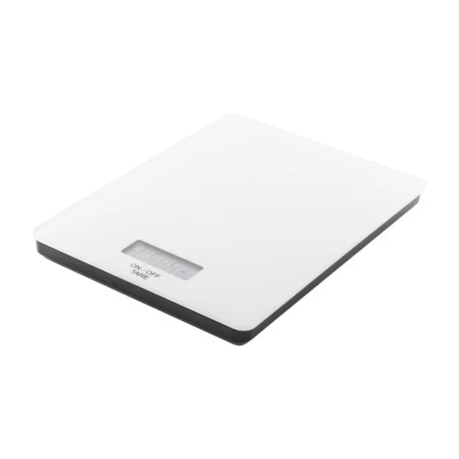 BALANCE CUISINE PERSONNALISABLE VERRE 'MUKAY' - blanc