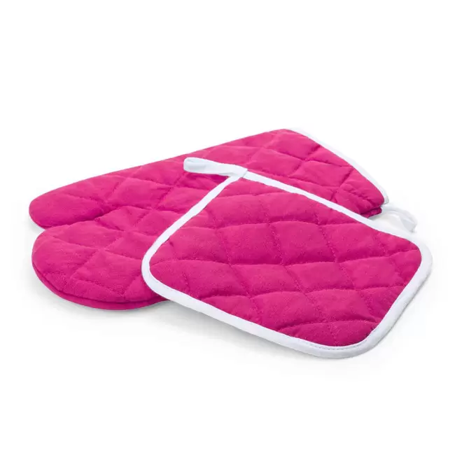 SET DE 2 MANIQUES PERSONNALISABLE 'GRYTA' - fuchsia