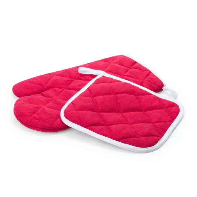 SET DE 2 MANIQUES PERSONNALISABLE 'GRYTA' - rouge