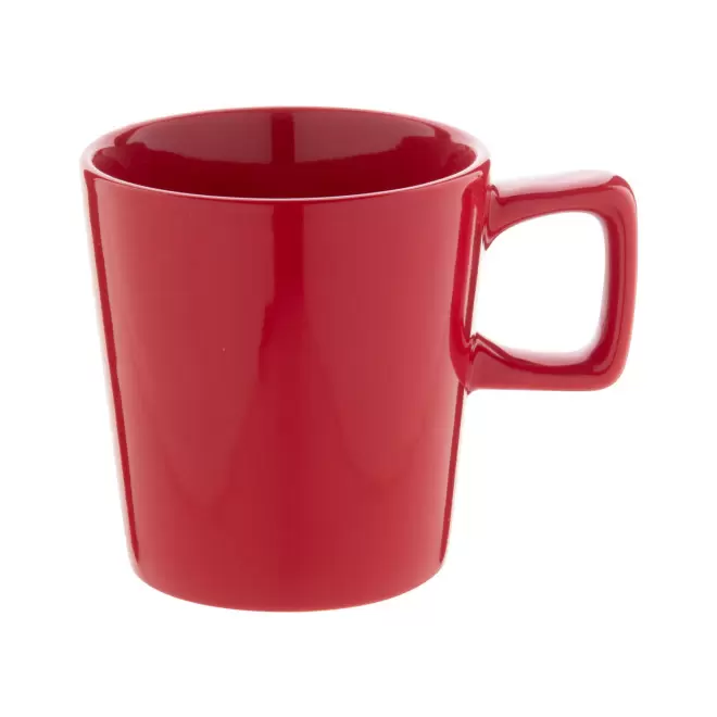 MUG CERAMIQUE PERSONNALISABLE 280 ML 'KERAMI' - rouge
