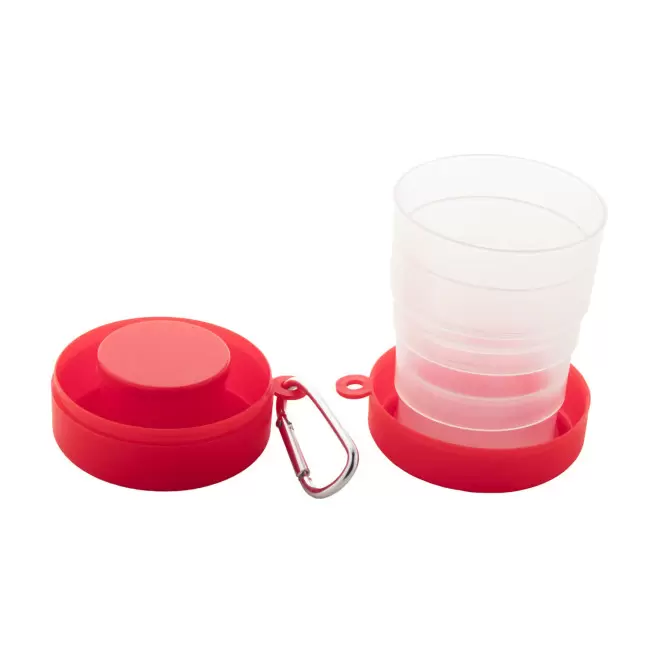 GOBELET PLIABLE PERSONNALISABLE 'PESSOA RPET' - rouge