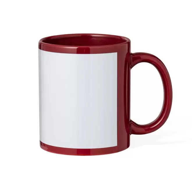MUG CERAMIQUE PERSONNALISABLE SUBLIMATION 'COLORPOPY' - bordeaux