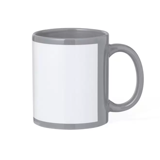 MUG CERAMIQUE PERSONNALISABLE SUBLIMATION 'COLORPOPY' - gris