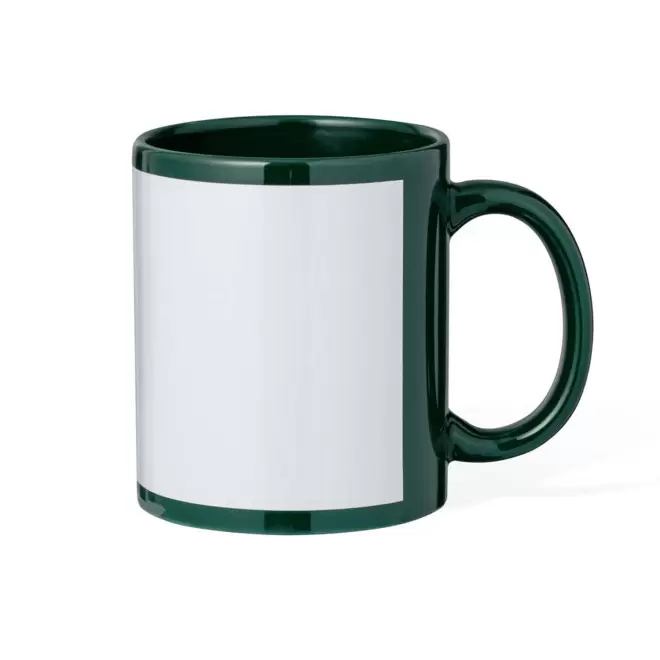 MUG CERAMIQUE PERSONNALISABLE SUBLIMATION 'COLORPOPY' - vert foncé