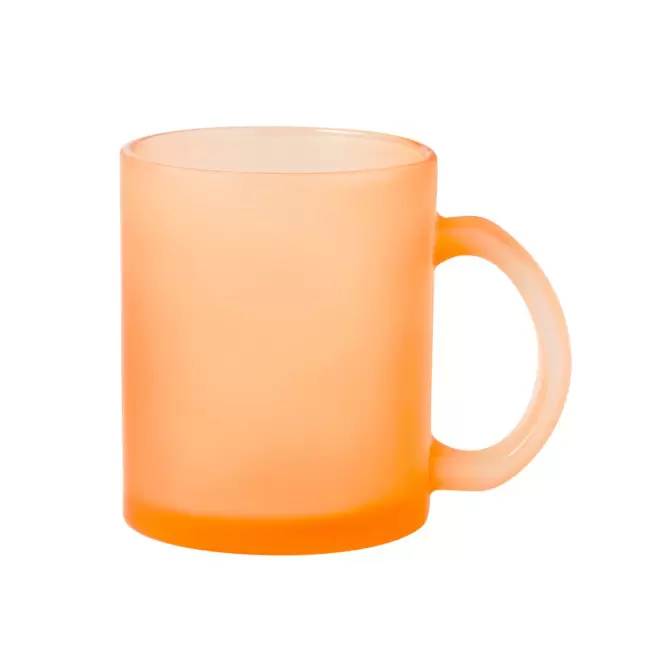 MUG VERRE PERSONNALISABLE SUBLIMATION 'RIMI' - orange