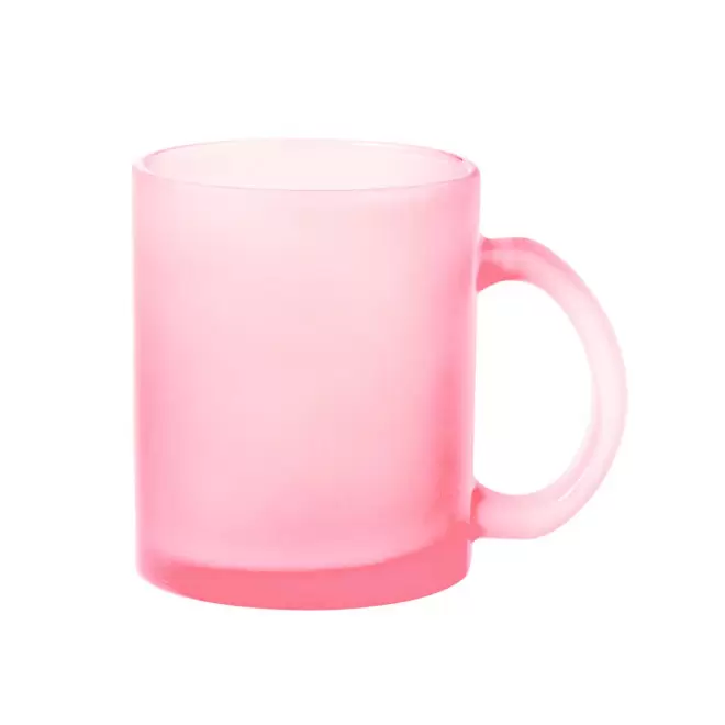 MUG VERRE PERSONNALISABLE SUBLIMATION 'RIMI' - rose