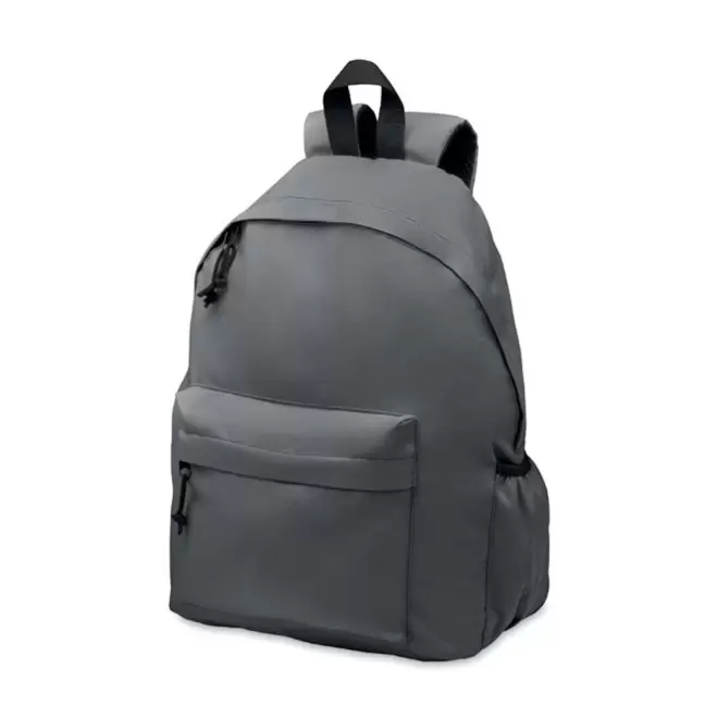 SAC A DOS PERSONNALISABLE 'BARRAS RPET' - gris foncé