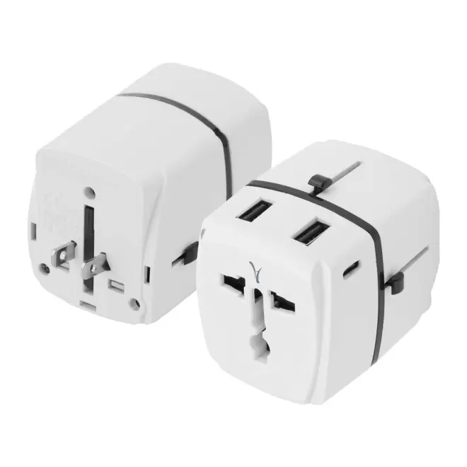 ADAPTATEUR UNIVERSEL PERSONNALISABLE 'YOUNIVERS' - blanc