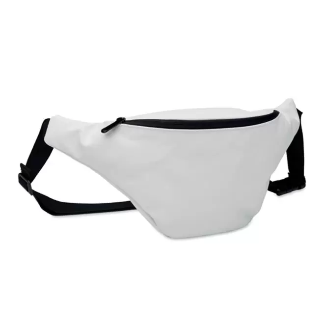 SAC BANANE EN PU PERSONNALISABLE 'SPLIT' - blanc