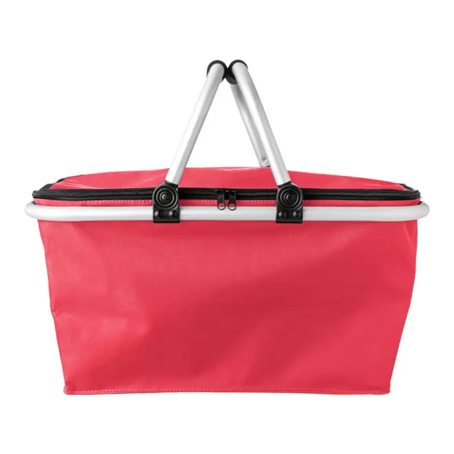 PANIER PUBLICITAIRE PLIABLE 'CARPI' - rouge