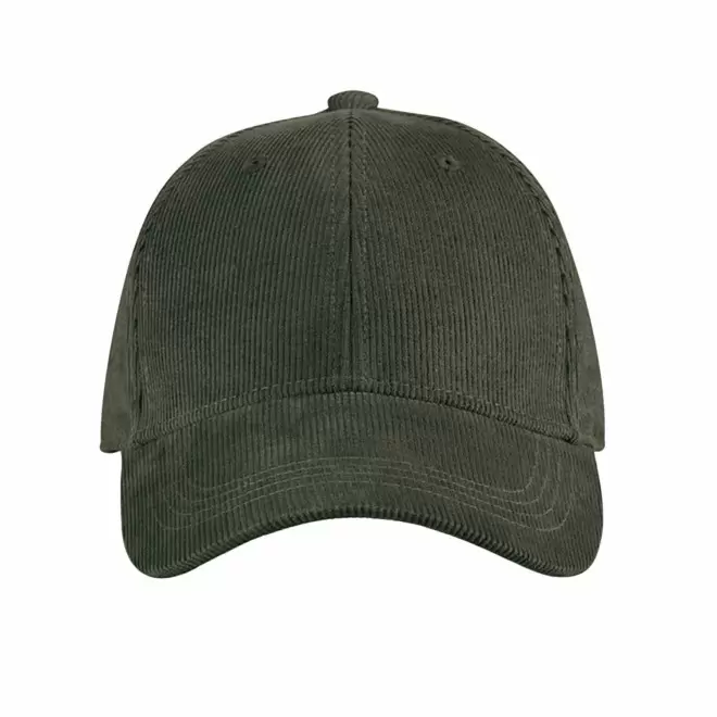 CASQUETTE CORDUROY PERSONNALISABLE 'CORD CLUB' - vert foncé
