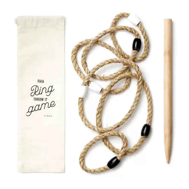 JEU D'ANNEAU PERSONNALISABLE 'KRUZO' - bois