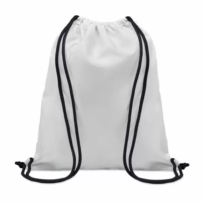 SAC A DOS CORDELETTE PERSONNALISABLE SUR MESURE 'ONA' - blanc