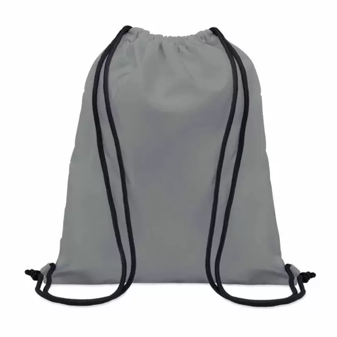 SAC A DOS CORDELETTE PERSONNALISABLE SUR MESURE 'ONA' - gris