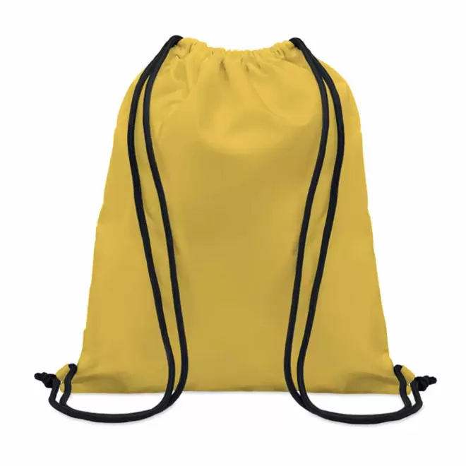 SAC A DOS CORDELETTE PERSONNALISABLE SUR MESURE 'ONA' - jaune