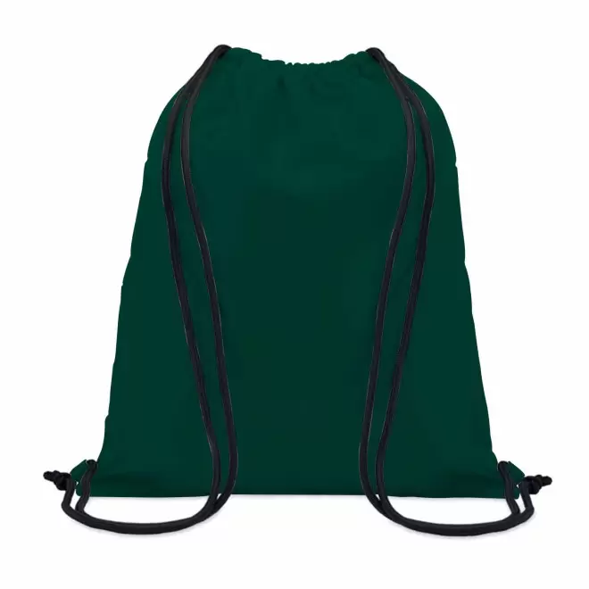SAC A DOS CORDELETTE PERSONNALISABLE SUR MESURE 'ONA' - vert foncé