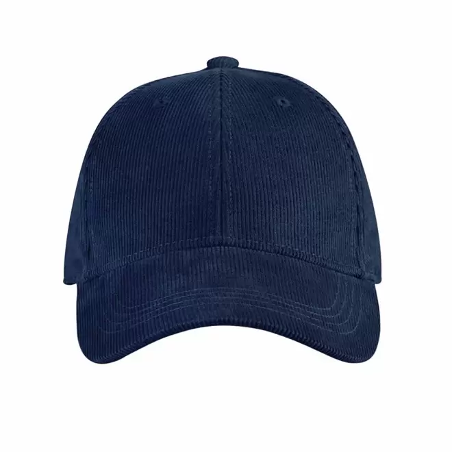 CASQUETTE CORDUROY PERSONNALISABLE 'CORD CLUB' - bleu marine