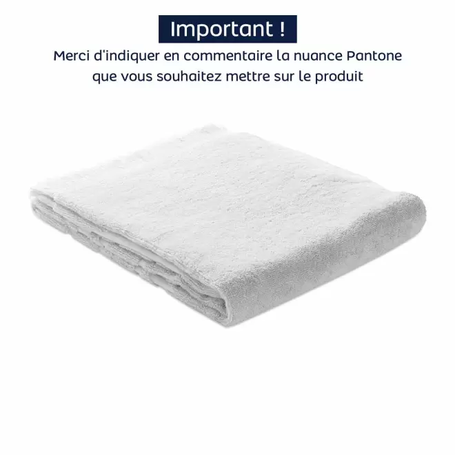 FOUTA PERSONNALISABLE 'HORTENZIA' 90x150 - pantone