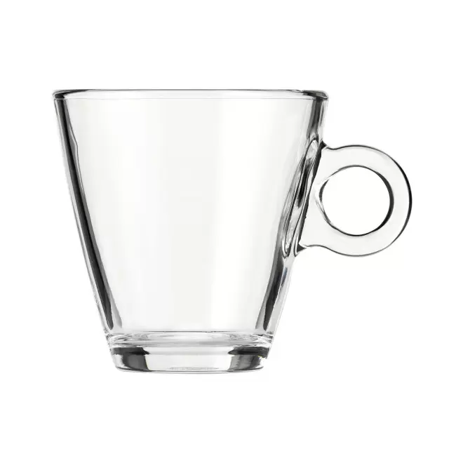 TASSE A THE PERSONNALISABLE 320 ML 'TREMPER' - verre transparent